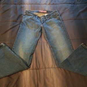 Low cut flare jeans